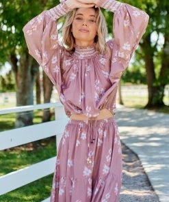 Jaase Bottoms Shaylah Midi Skirt - Chocolate Paper Crane