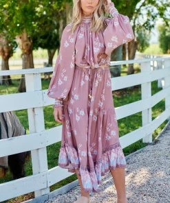 Jaase Bottoms Shaylah Midi Skirt - Chocolate Paper Crane