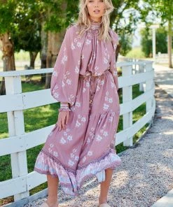 Jaase Bottoms Shaylah Midi Skirt - Chocolate Paper Crane