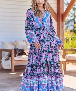 Jaase Dresses Teresa Maxi Dress - Blackbird