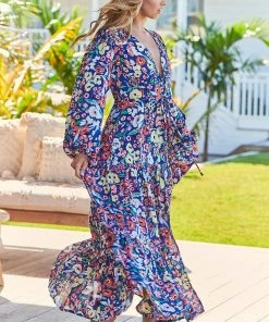 Jaase Dresses Teresa Maxi Dress - Carnation