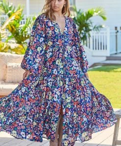Jaase Dresses Teresa Maxi Dress - Carnation