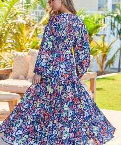 Jaase Dresses Teresa Maxi Dress - Carnation