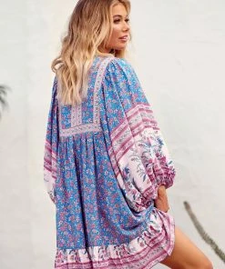 Jaase Dresses Zarina Mini Dress - Blu