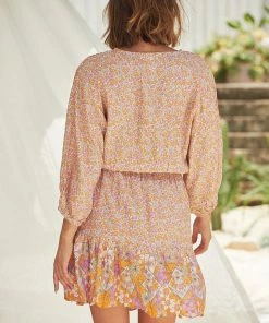 Jaase Asa Mini Dress - Forget Me Not