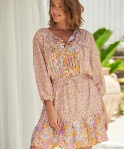 Jaase Asa Mini Dress - Forget Me Not