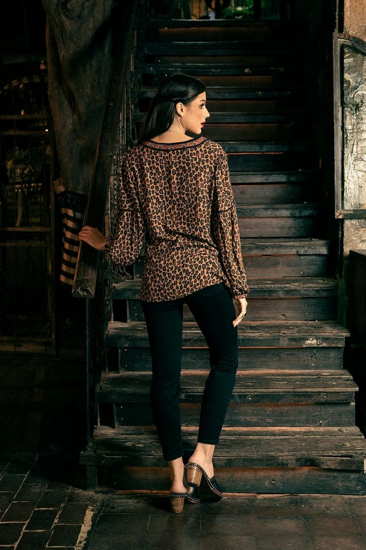 Tulle And Batiste Tops Kristen Blouse - Brunette - Preorder 2 Tulle And Batiste Tops Kristen Blouse - Brunette - Preorder