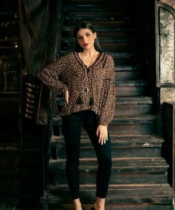 Tulle And Batiste Tops Kristen Blouse - Brunette - Preorder 5 Tulle And Batiste Tops Kristen Blouse - Brunette - Preorder