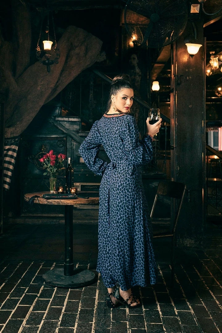 Tulle And Batiste Kristen Kaftan - Electric Blue - Preorder 3 Tulle And Batiste Kristen Kaftan - Electric Blue - Preorder