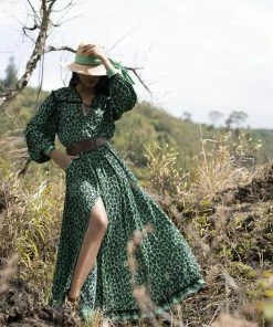 Tulle And Batiste Laura Maxi Dress - Emerald - Preorder Dresses
