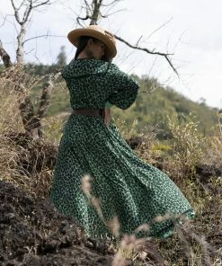 Tulle And Batiste Laura Maxi Dress - Emerald - Preorder Dresses