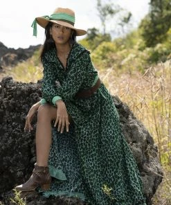 Tulle And Batiste Laura Maxi Dress - Emerald - Preorder Dresses