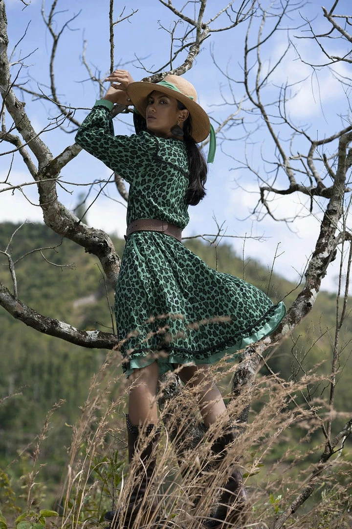 Tulle And Batiste Laura Playdress - Emerald - Preorder 3 Tulle And Batiste Laura Playdress - Emerald - Preorder