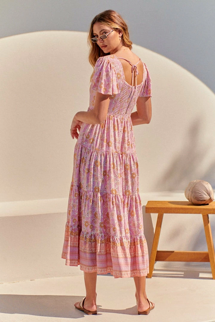 Jaase Dresses Cranberry Maxi Dress - Pink Flamingo Wonderland 6 Jaase Dresses Cranberry Maxi Dress - Pink Flamingo Wonderland