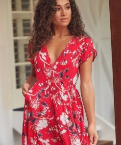 Jaase Dresses Carmen Maxi Dress - Rene