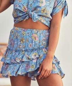 Jaase Rombi Mini Skirt - Poppies Bottoms 15 Jaase Rombi Mini Skirt - Poppies Bottoms