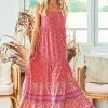 Jaase September Maxi - Strawberry Sunset Dresses
