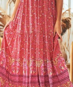 Jaase September Maxi - Strawberry Sunset Dresses