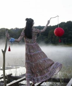 Tulle And Batiste Dresses Luna Maxi Dress - Golden Olive - Preorder