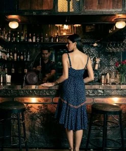 Tulle And Batiste Dresses Marie Midi Dress - Electric Blue - Preorder