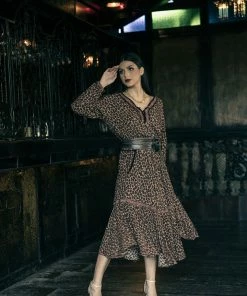 Tulle And Batiste Marie Midi Skirt - Brunette - Preorder