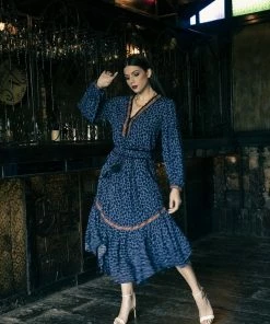 Tulle And Batiste Bottoms Marie Midi Skirt - Electric Blue - Preorder