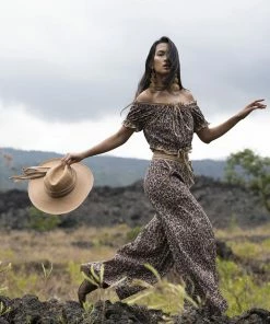 Tulle And Batiste Montana Crop Top - Chestnut - Preorder Tops 12 Tulle And Batiste Montana Crop Top - Chestnut - Preorder Tops