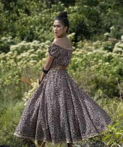 Tulle And Batiste Dresses Montana Midi Dress - Chestnut - Preorder