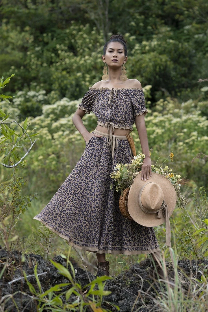 Tulle And Batiste Montana Midi Skirt - Chestnut - Preorder Skirts 4 Tulle And Batiste Montana Midi Skirt - Chestnut - Preorder Skirts