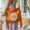 MAHIYA Boho Leather Maiden Mermaid Bag