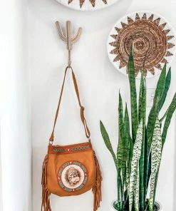 MAHIYA Boho Leather Maiden Mermaid Bag