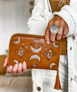 MAHIYA Moon Child Wallet Boho Leather