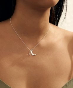 MIDSUMMER STAR Moon Energy Crystal Necklace