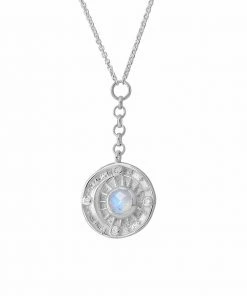 MIDSUMMER STAR Celestial Amulet Moonstone Necklace Jewellery