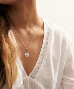 MIDSUMMER STAR Celestial Amulet Moonstone Necklace Jewellery