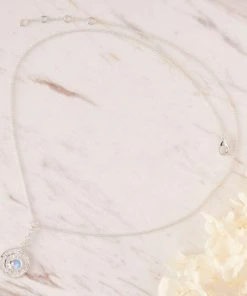 MIDSUMMER STAR Celestial Amulet Moonstone Necklace Jewellery