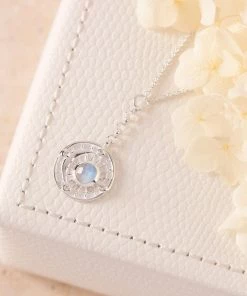 MIDSUMMER STAR Celestial Amulet Moonstone Necklace Jewellery