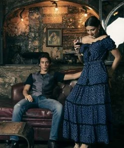 Tulle And Batiste Nathalie Maxi Dress - Electric Blue - Preorder Dresses