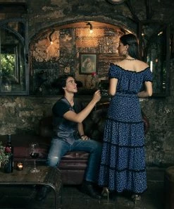 Tulle And Batiste Nathalie Maxi Dress - Electric Blue - Preorder Dresses