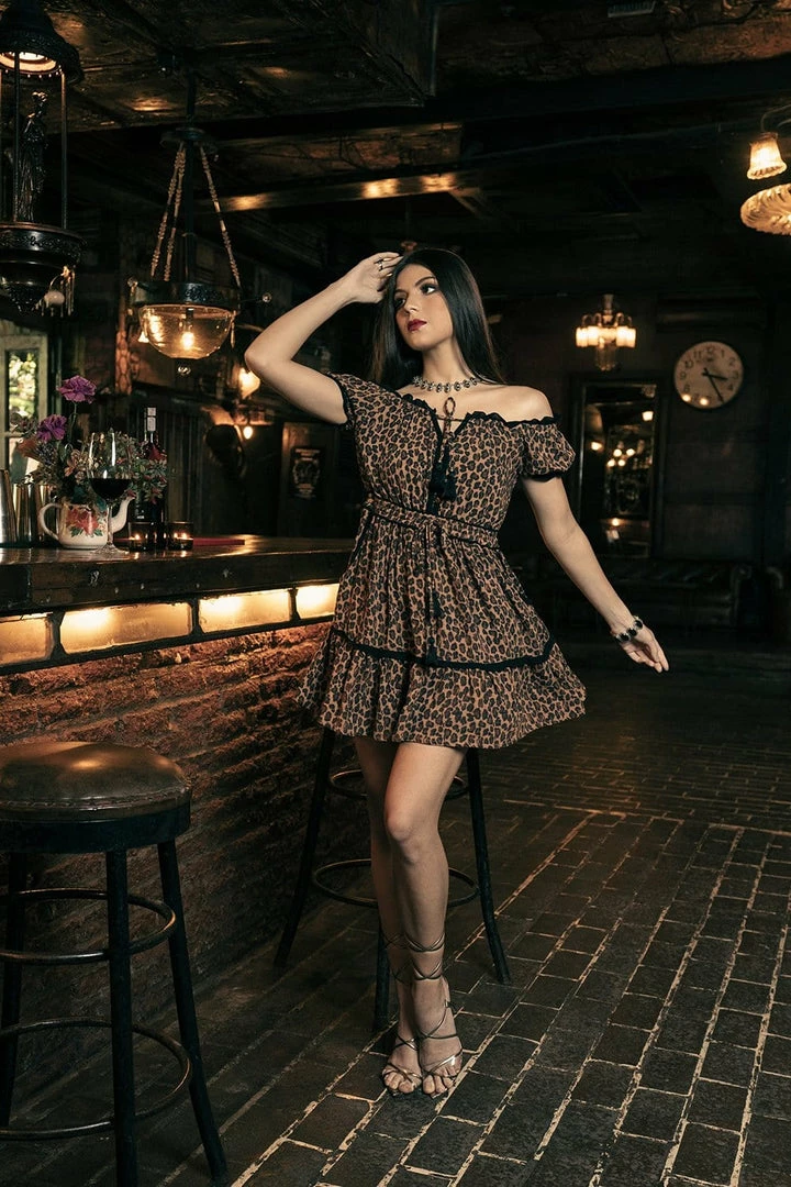 Tulle And Batiste Nathalie Mini Dress - Brunette - Preorder 3 Tulle And Batiste Nathalie Mini Dress - Brunette - Preorder