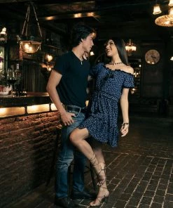 Tulle And Batiste Dresses Nathalie Mini Dress - Electric Blue - Preorder