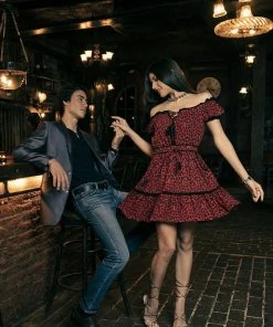 Tulle And Batiste Nathalie Mini Dress - Tango Red - Preorder Dresses