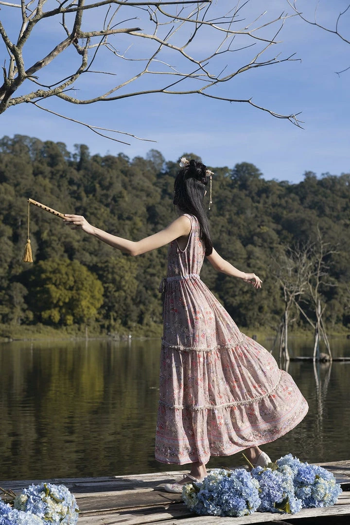 Tulle And Batiste Dresses Neveah Maxi Dress - Warm Taupe - Preorder 2 Tulle And Batiste Dresses Neveah Maxi Dress - Warm Taupe - Preorder