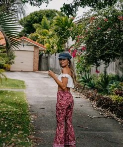 We The Wild Collective Paisley Dreams Bell Bottoms