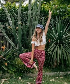 We The Wild Collective Paisley Dreams Bell Bottoms