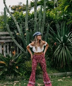 We The Wild Collective Paisley Dreams Bell Bottoms