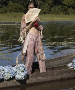 Tulle And Batiste Phoenix Short Robe - Golden Olive - Preorder Kimono | Duster