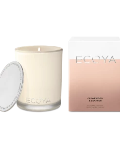 ECOYA Cedarwood & Leather Madison Candle