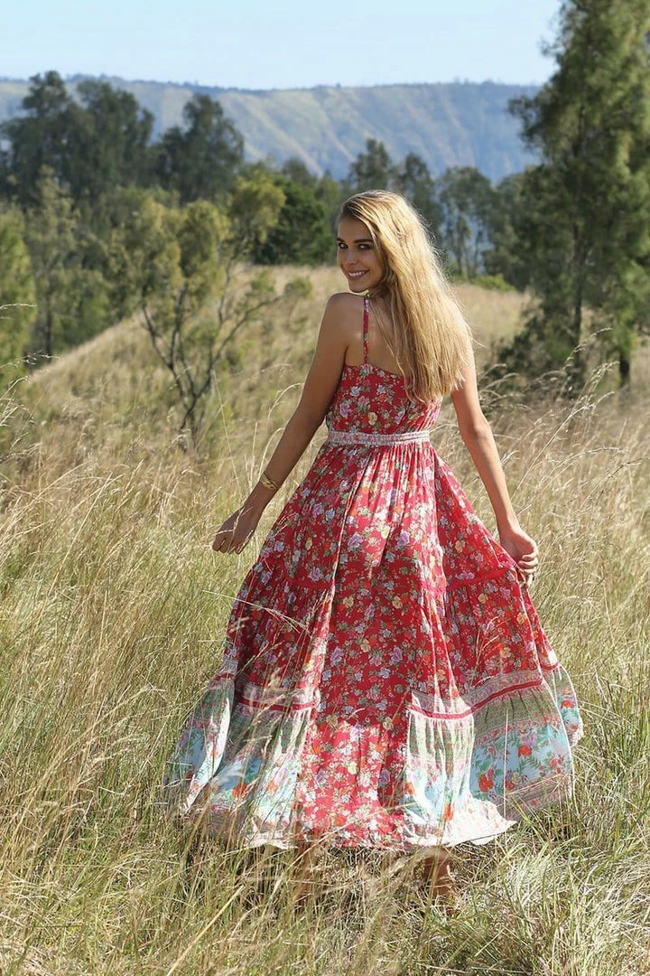 Tulle And Batiste Ravennah Maxi Dress - Rococco Red - Preorder 2 Tulle And Batiste Ravennah Maxi Dress - Rococco Red - Preorder