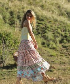 Tulle And Batiste Ravennah Maxi Skirt - Lotus - Preorder
